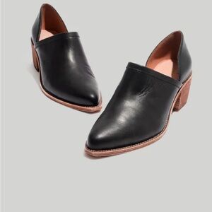 Madewell Brady Lowcut Bootie in True Black | Size 9